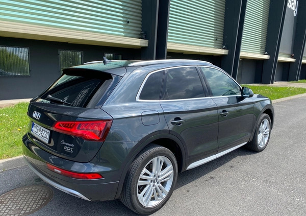 Audi Q5 cena 119000 przebieg: 71200, rok produkcji 2018 z Warszawa małe 154